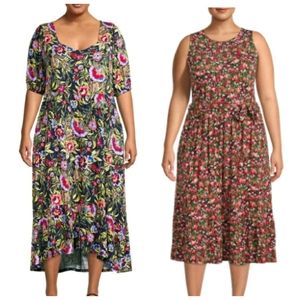 2 NWT 3X Terra & Sky's Sun dresses